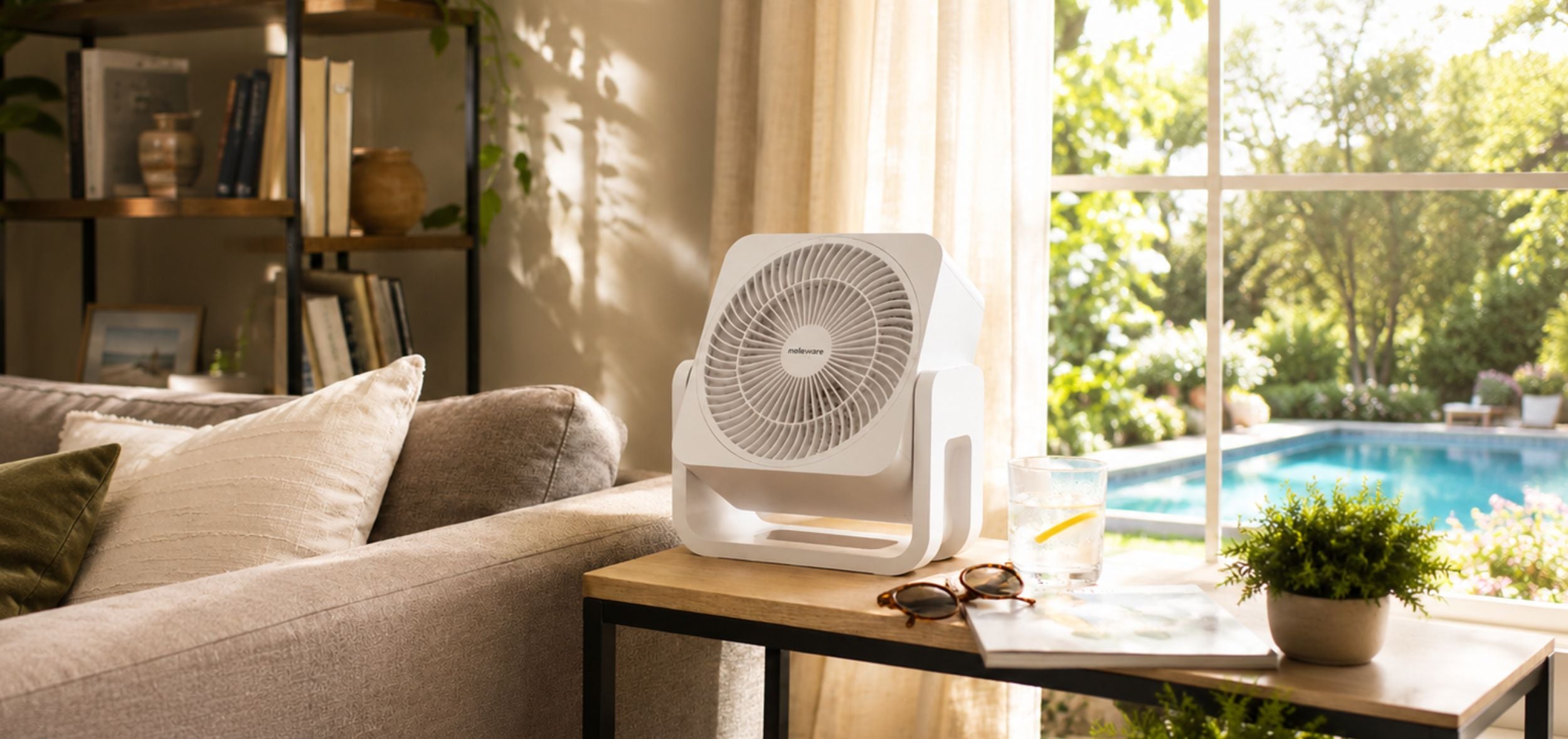 Ventilatr de circulation d'air CC de 10 po avec oscillation automatique et télécommande | Livraison gratuite | Brise Pro Ventilatr de circulation d'air CC de 10 po avec oscillation automatique et télécommande | Livraison gratuite | Brise Pro