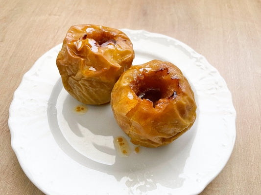 Manzanas asadas a la vainilla