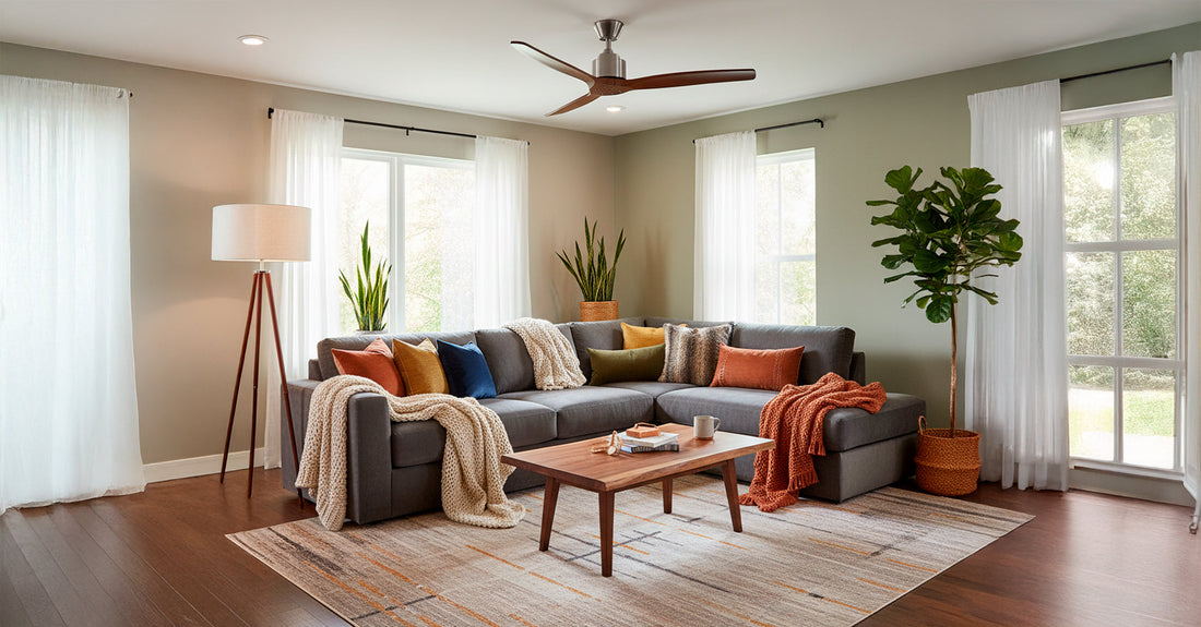 El truco del ventilador de techo para ahorrar calefacción