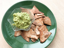 Nachos con guacamole