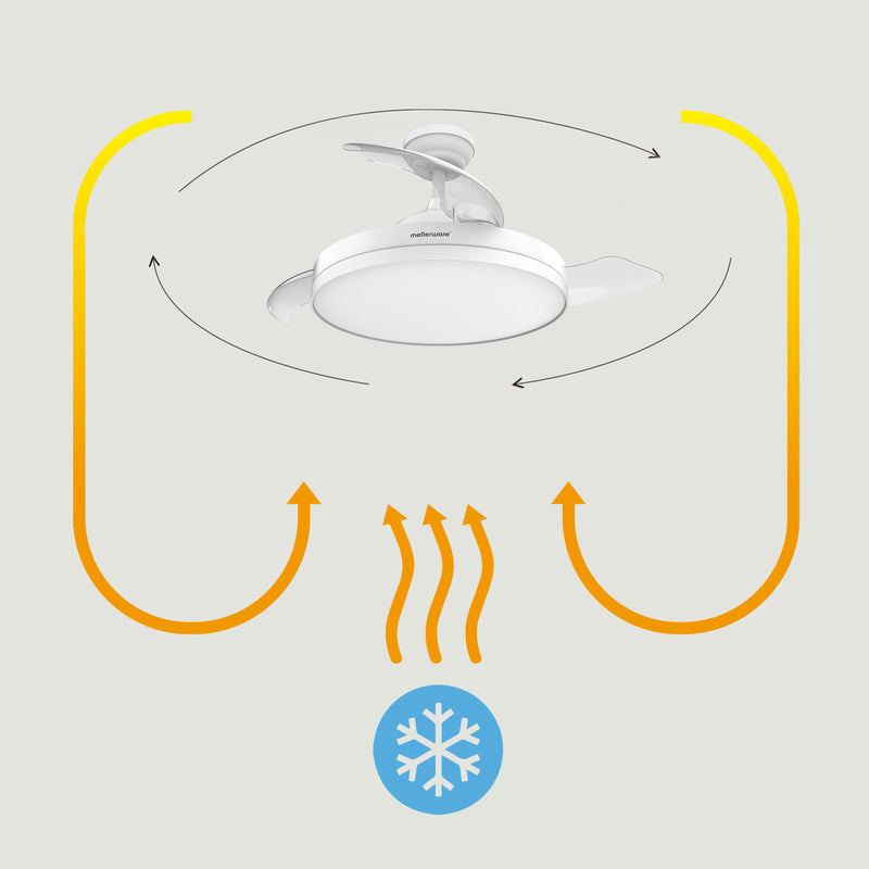 Applicable Discount, Ceiling fans, Master the cooling, Sale, Ventilation, Ventilador de techo Brizy Bright Foldable 4