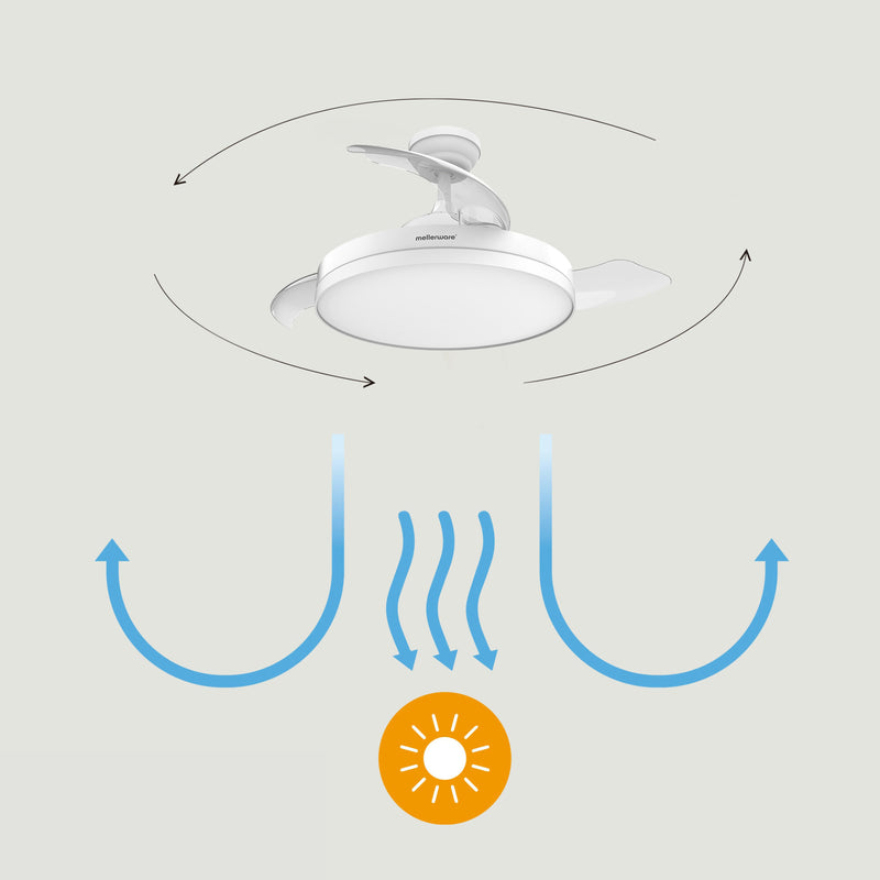 Applicable Discount, Ceiling fans, Master the cooling, Sale, Ventilation, Ventilador de techo Brizy Bright Foldable 3