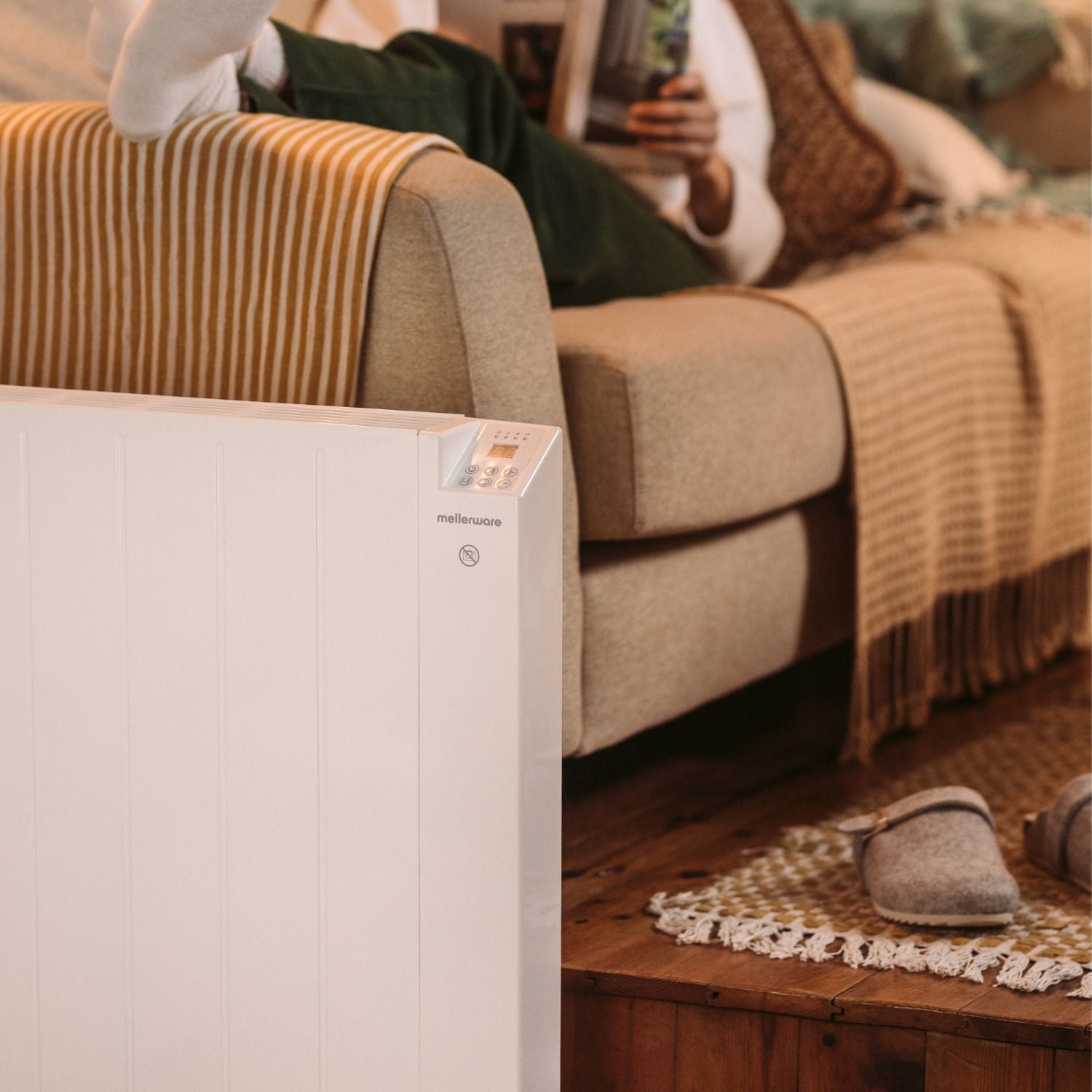 Emettitore termico Orbegozo 6 elementi 1000 W. Connessione WIFI. Senza Emettitore termico Orbegozo 6 elementi 1000 W. Connessione WIFI. Senza