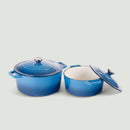 Father's day, Gifts for less than €100, Kitchen Packs, Liquidation, Menage, Super-Packs!, Cast Iron Battery - Blue 1