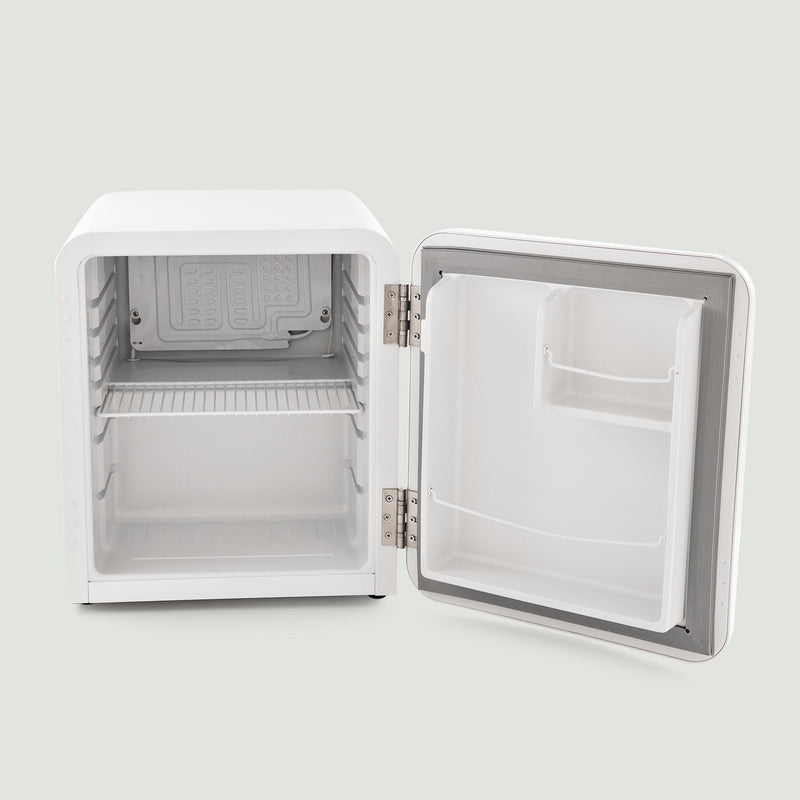 MIDEA Nevera pequeña 43L bajo consumo sin congelador - Mini bar frigorífico  pequeño retro vintage para la habitación / caravana /camping - Mini nevera