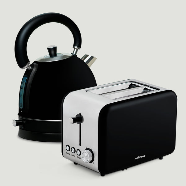 Spring Water Boiler + Crispy Toaster Pack - Black